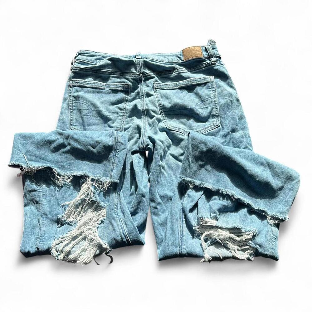 American Eagle Low-Rise Baggy Wide Leg Jeans Size 6 - Picture 6 of 8